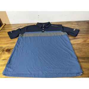 Oscar Jacobson Mens Size XL Polo Golf Shirt Multicolor